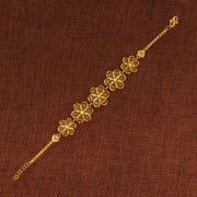 RP سوار / سلسلة 3 قطع (D6) - فضة 925 ومطلية بالذهب