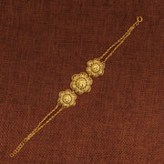 RP سوار / سلسلة 3 قطع (D6) - فضة 925 ومطلية بالذهب