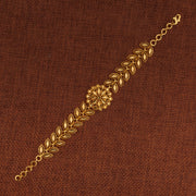 سوار RP 1 قطعة مع ورقة (D1) - Silver 925 و Gold Plated