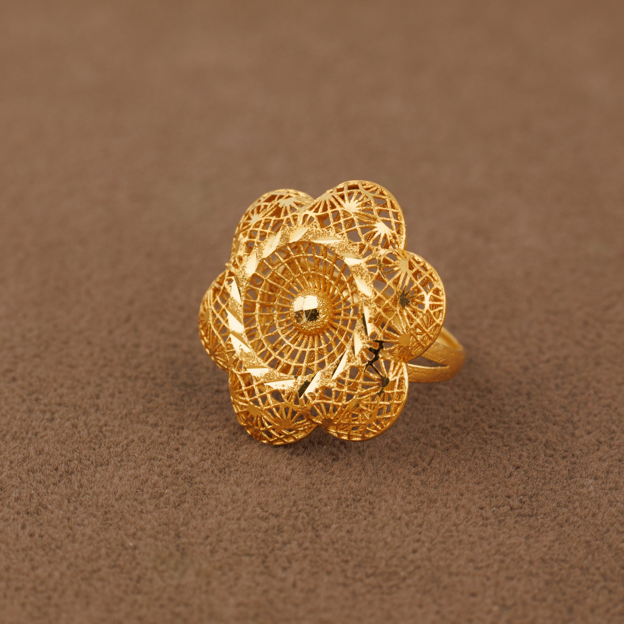 3D RP Rings (D266) - Silver 925 & Gold Plated