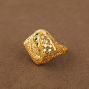 3D RP Rings (D118) - Silver 925 & Gold Plated