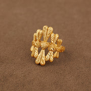 خواتم 3D RP (D193) - فضة 925 & مطلية بالذهب