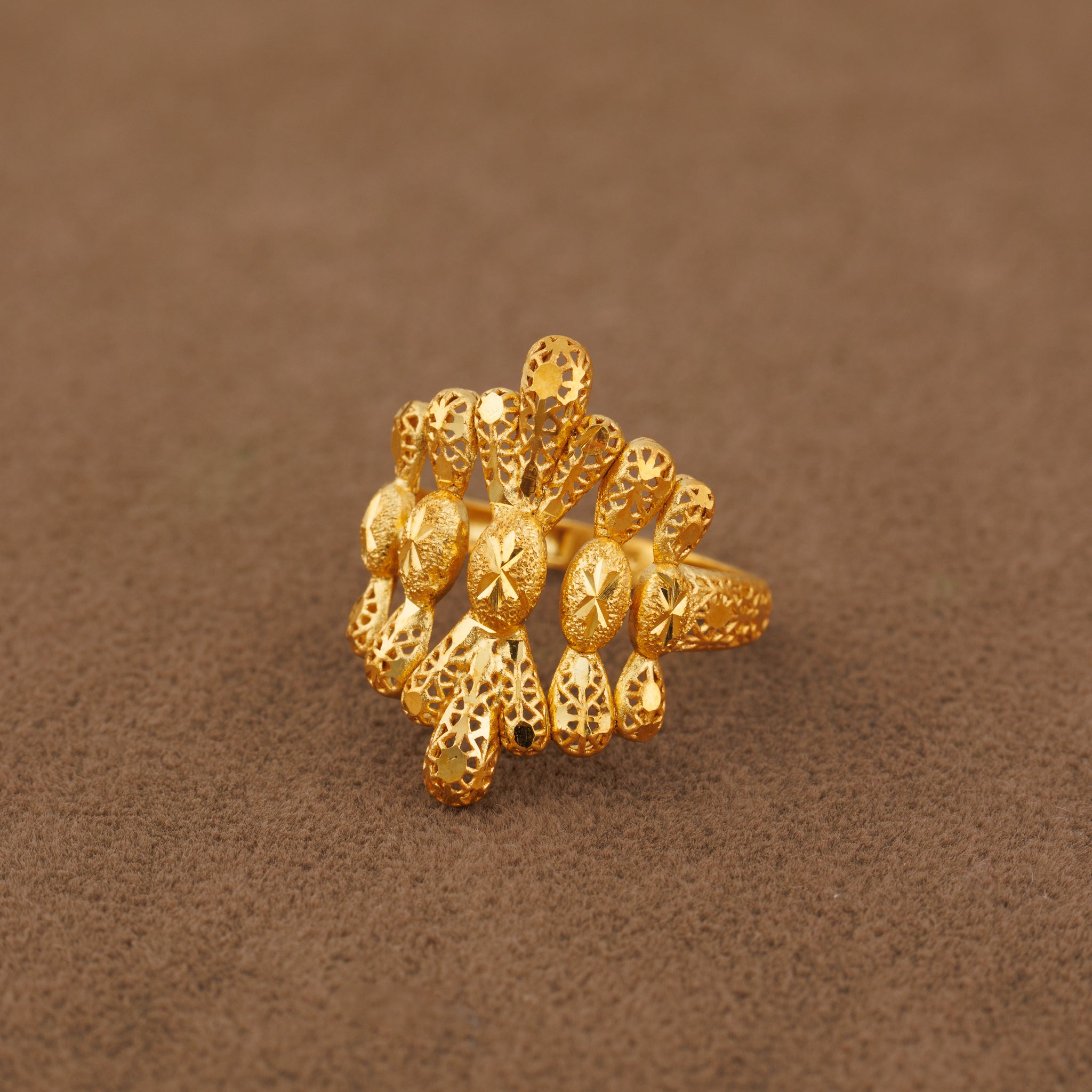 3D RP Rings (D153) - Silver 925 & Gold Plated