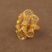 3D RP Rings (D54) - Silver 925 & Gold Plated