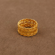 سوار RP/دبلا (D42) - فضة عيار 925 ومطلي بالذهب