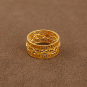 RP Band/Dabla (D37) - 925 Silver & 24K Gold Plated