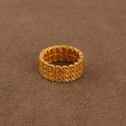 RP Band/Dabla (D45) - Silver 925 & Gold Plated