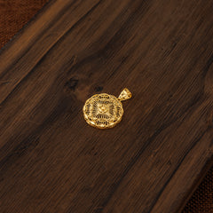 Kids Casting Pendant 46 - 925 Silver & 24K Gold Plated