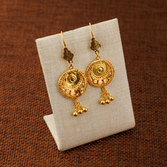 Casting Earrings 43 - 925 Silver & 24K Gold Plated