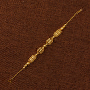 سوار خرز وكرات RP (D55) - فضة عيار 925 ومطلي بالذهب