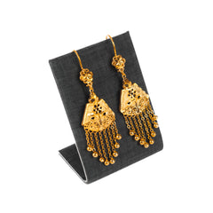 أقراط الصب (D26) - Silver 925 و Gold Plated