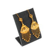 Casting Earrings (D25) - 925 Silver & 24K Gold Plated
