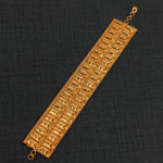 2 Line Patta Bracelet (D1) - Silver 925 & Gold Plated