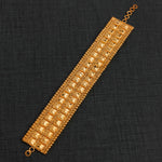 2 Line Patta Bracelet (D10) - Silver 925 & Gold Plated