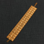 2 Line Patta Bracelet (D4) - Silver 925 & Gold Plated