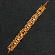 سوار 1 خط Patta (D6) - Silver 925 و Gold Plated