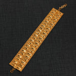 2 Line Patta Bracelet (D3) - Silver 925 & Gold Plated