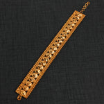 1 Line Patta Bracelet (D1) - Silver 925 & Gold Plated