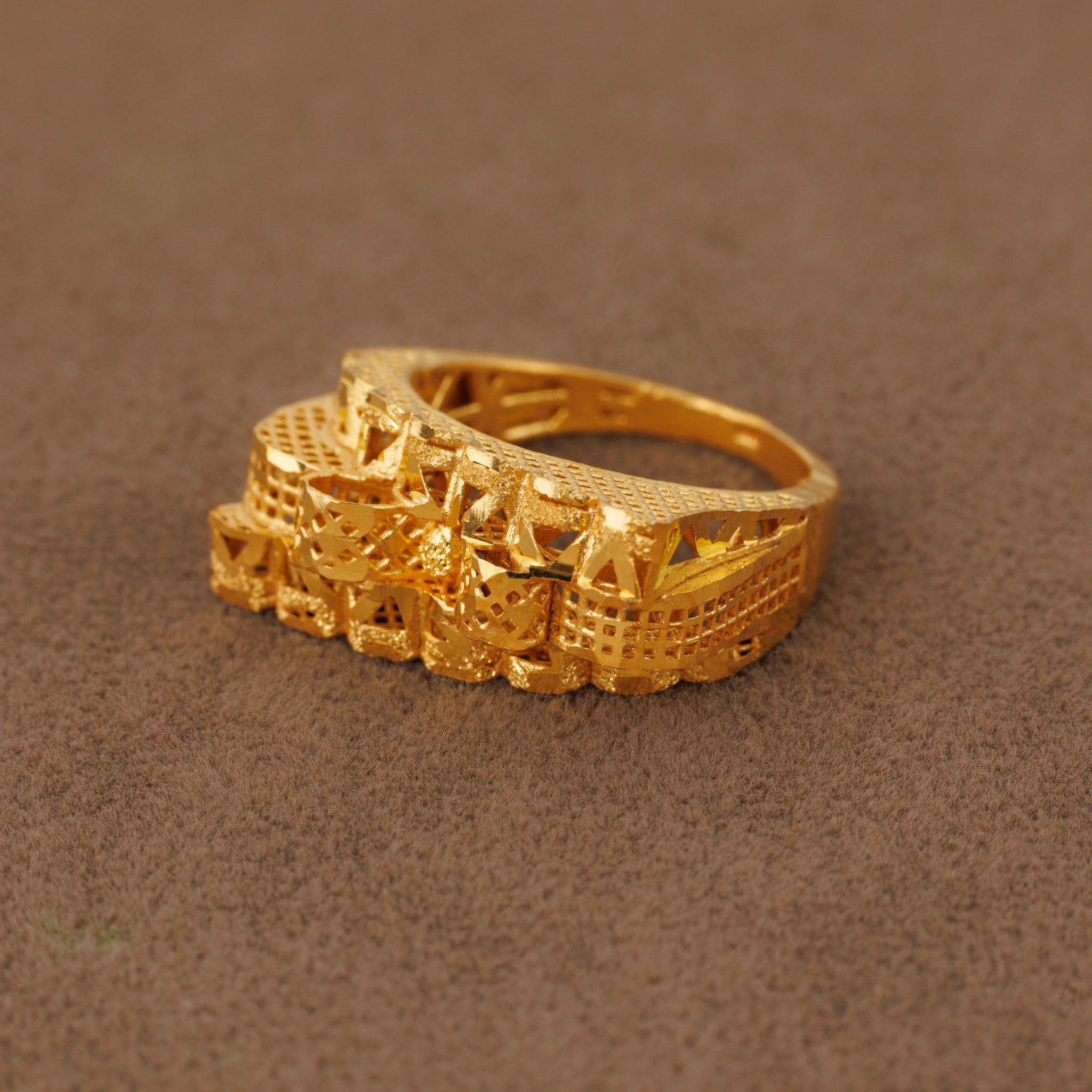 3D RP Rings (D299) - Silver 925 & Gold Plated