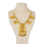 Traditional Necklace (D56)- Silver 925 & Gold Plated