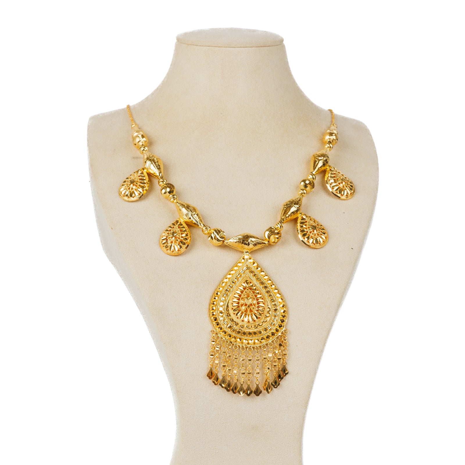 Traditional Necklace (D59)- Silver 925 & Gold Plated