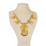 Traditional Necklace (D66)- Silver 925 & Gold Plated