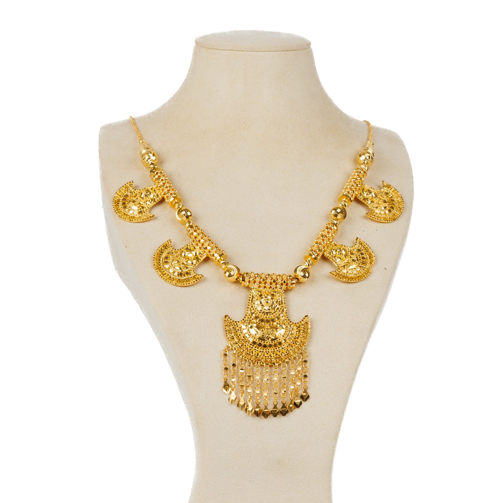 Traditional Necklace (D58)- Silver 925 & Gold Plated