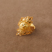 RP Leaf Ring (D9) - Silver 925 & Gold Plated