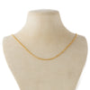 سلسلة رابط مستدير مزدوج - Silver 925 و Gold Plated