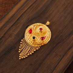 Moon Pendant (D7) - 925 Silver & 24K Gold Plated