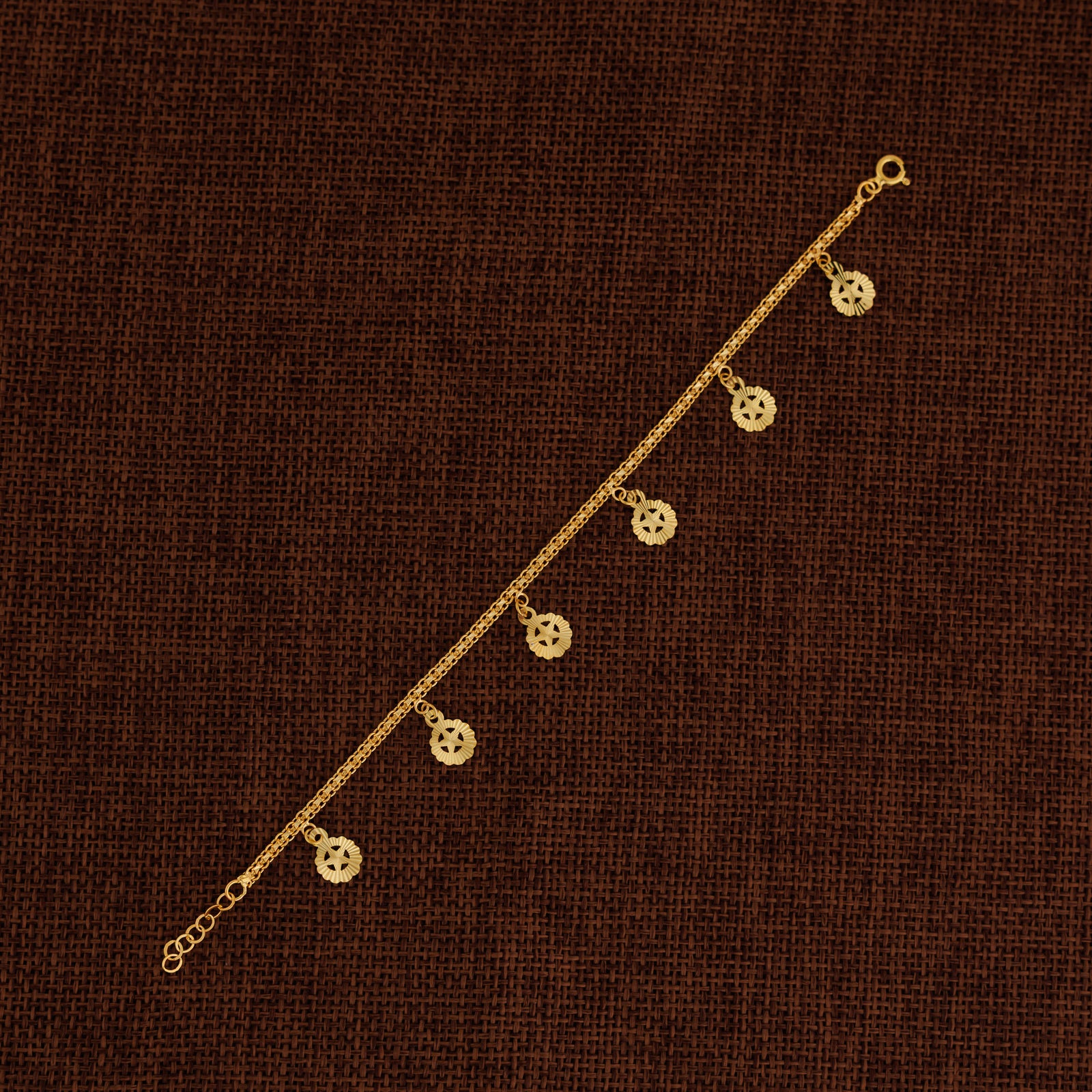 Charm Bracelet (D24) - Silver 925 & Gold Plated
