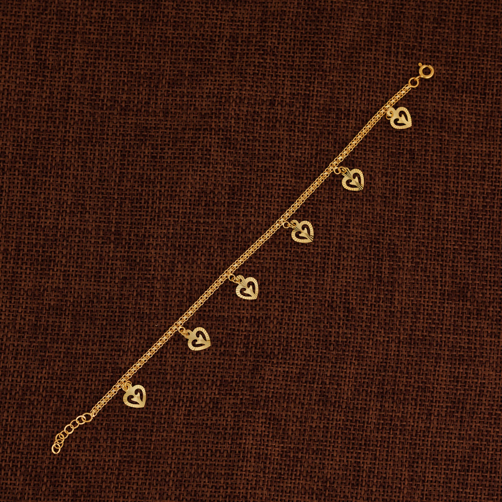 Charm Bracelet (D21) - Silver 925 & Gold Plated