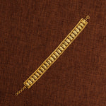 1 Line Patta Bracelet (D30) - Silver 925 & Gold Plated