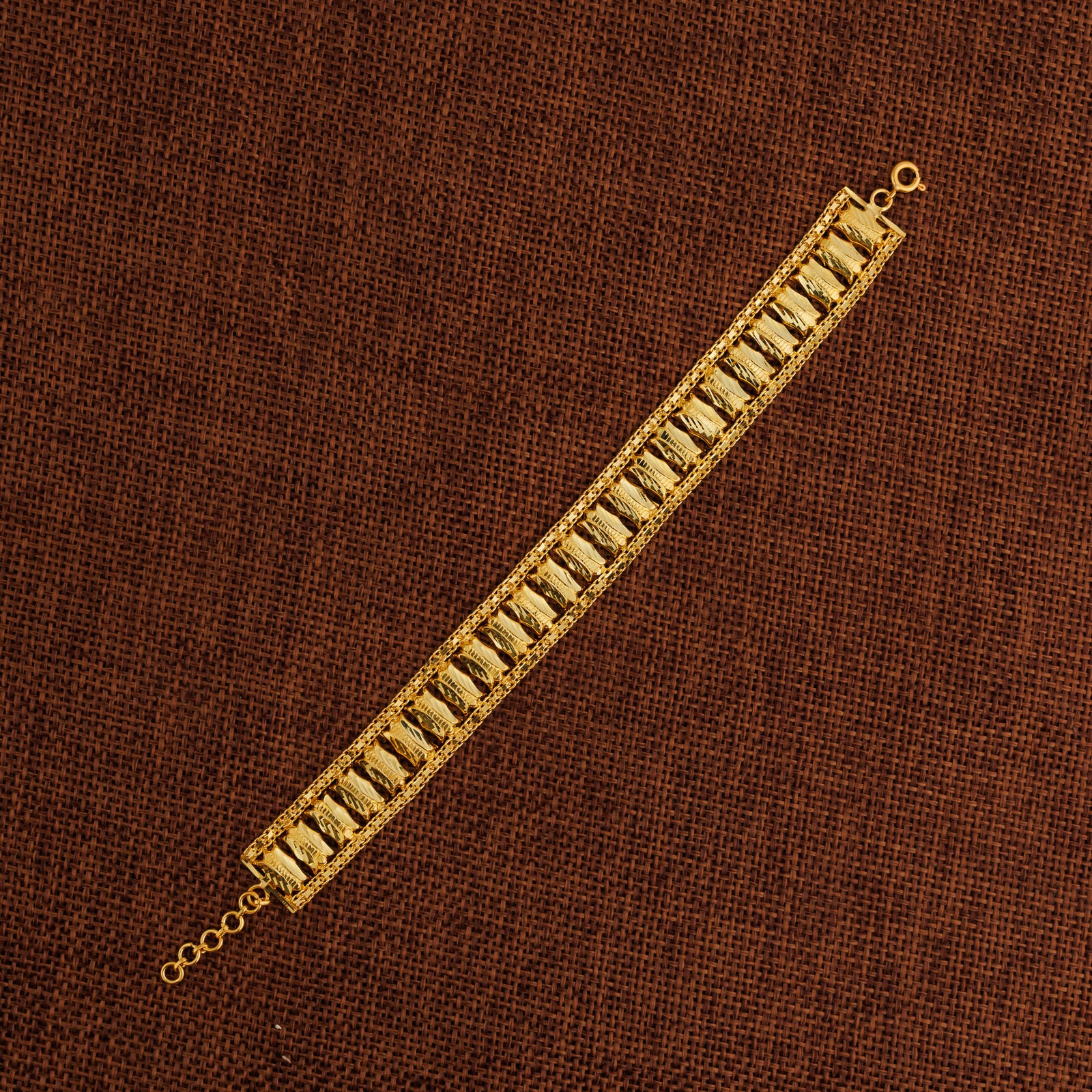 1 Line Patta Bracelet (D30) - Silver 925 & Gold Plated
