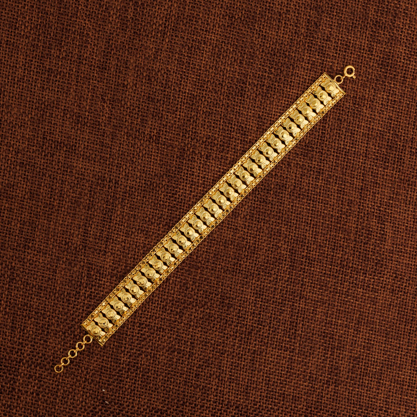 1 Line Patta Bracelet (D37) - Silver 925 & Gold Plated