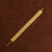 1 Line Patta Bracelet (D31) - Silver 925 & Gold Plated