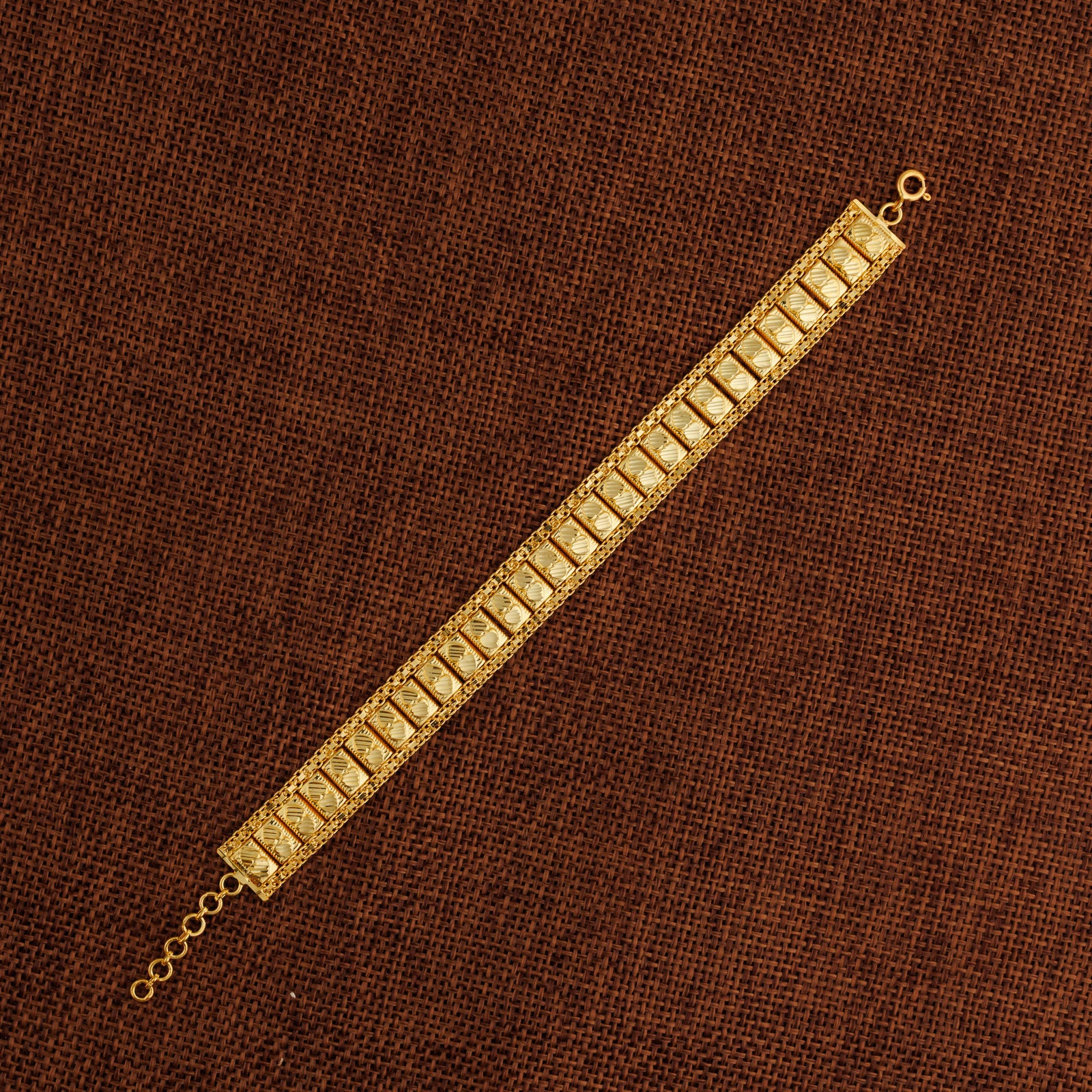 1 Line Patta Bracelet (D36) - Silver 925 & Gold Plated