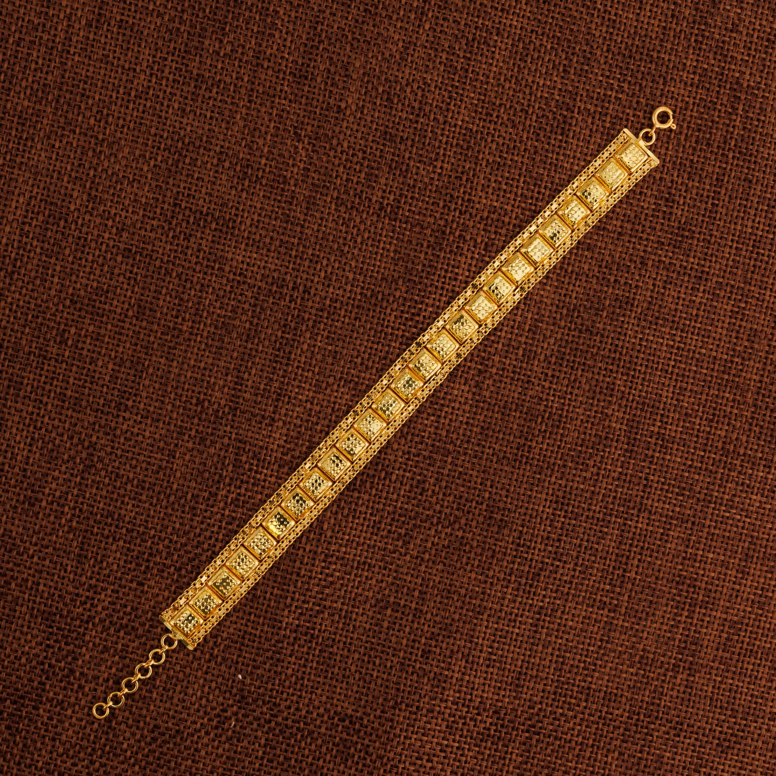 1 Line Patta Bracelet (D38) - Silver 925 & Gold Plated