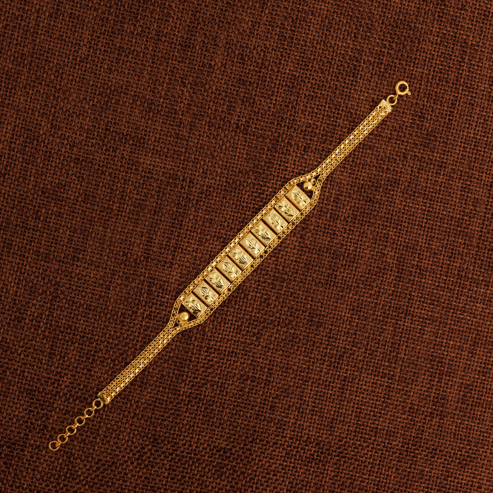 Patta Bracelet (D20) - Silver 925 & Gold Plated