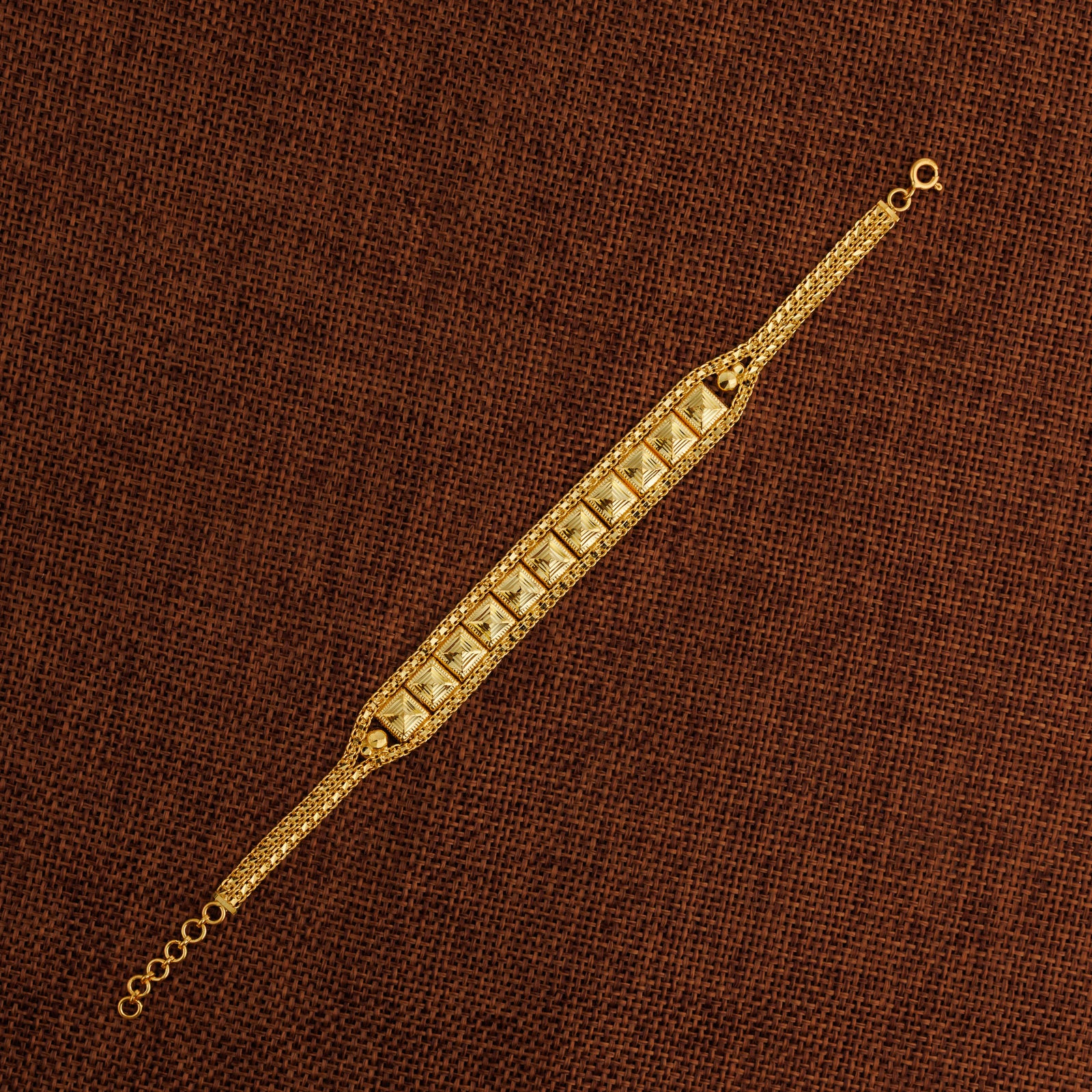 Patta Bracelet (D15) - Silver 925 & Gold Plated