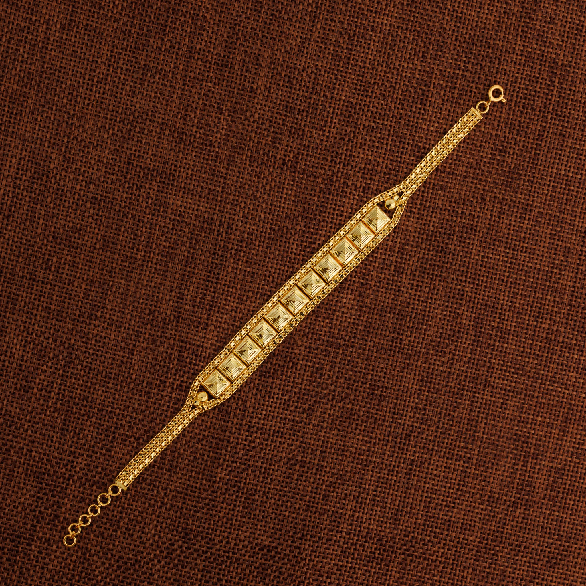 Patta Bracelet (D15) - Silver 925 & Gold Plated