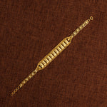 Patta Bracelet (D19) - Silver 925 & Gold Plated