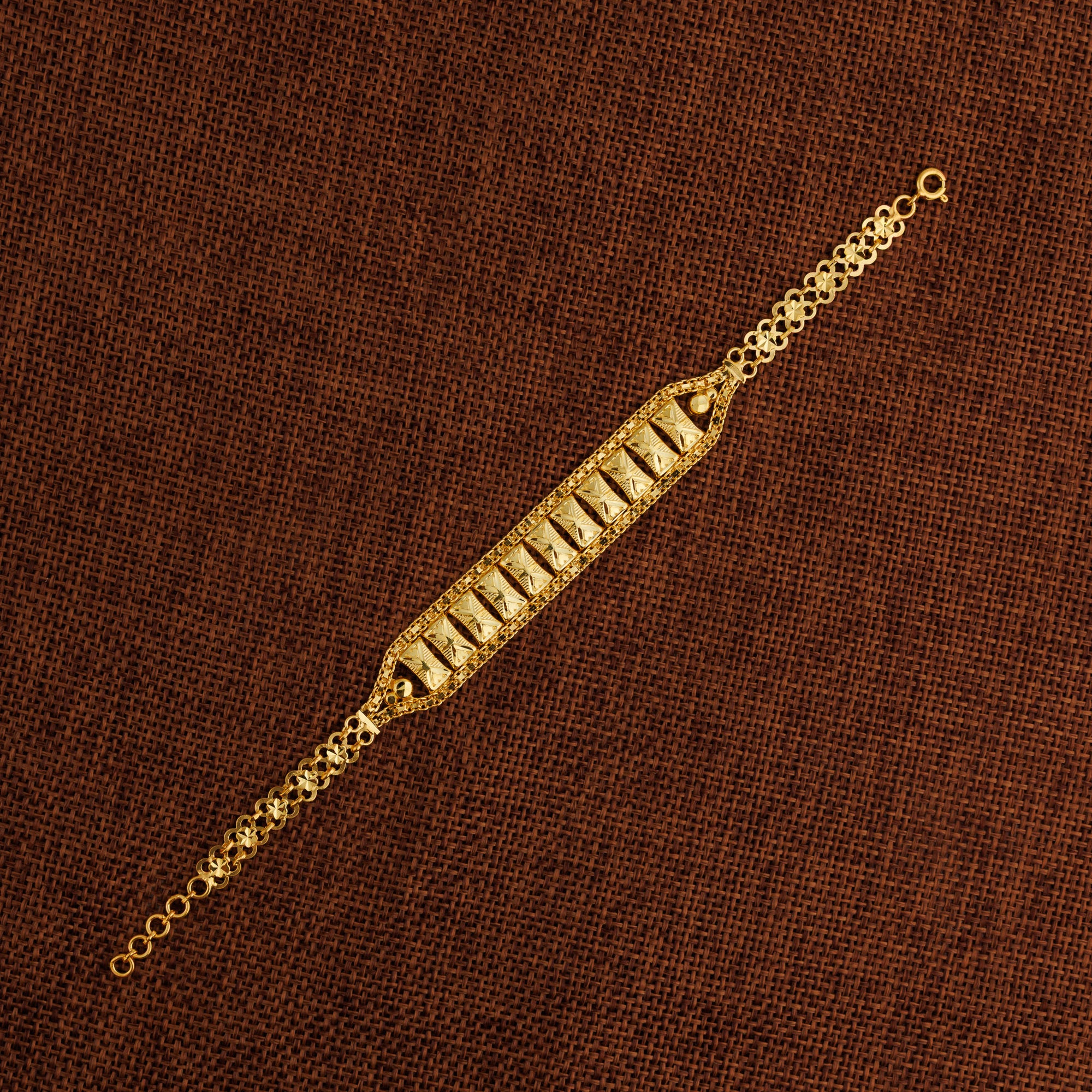 Patta Bracelet (D19) - Silver 925 & Gold Plated