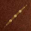 Linked Floral Bracelet (D1) - Silver 925 & Gold Plated