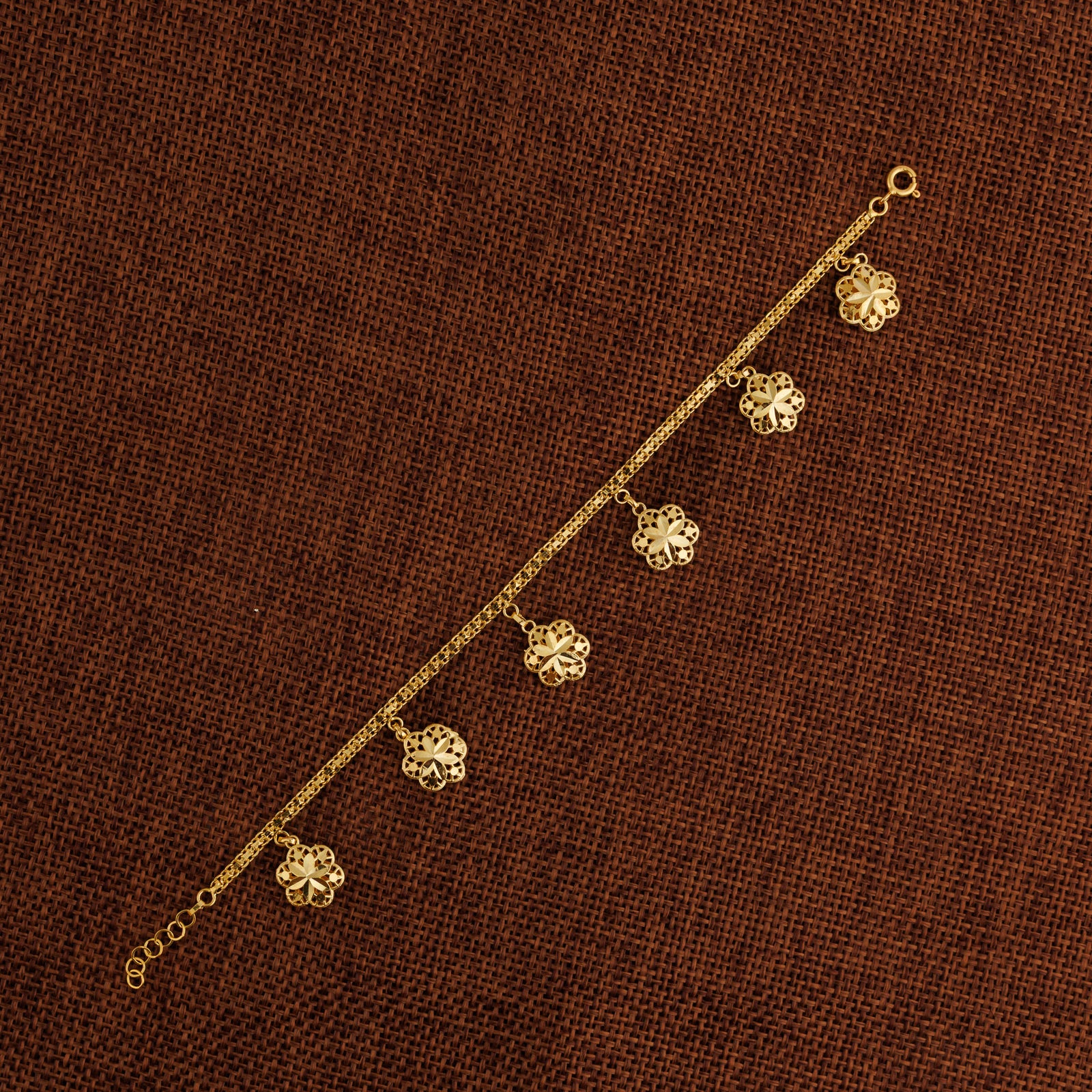 Clover Bracelet (D3) - Silver 925 & Gold Plated