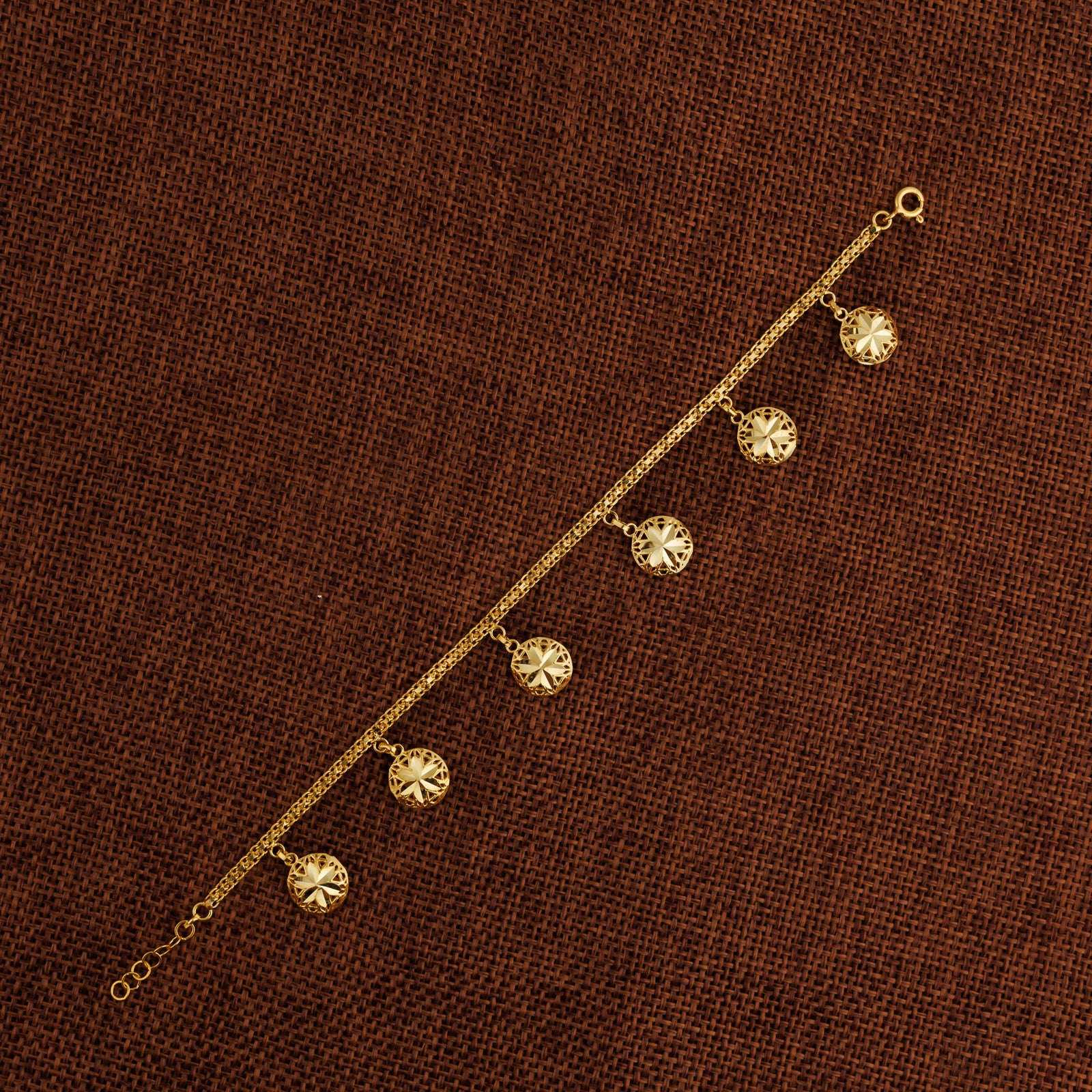 Sphere Bracelet (D2) - Silver 925 & Gold Plated