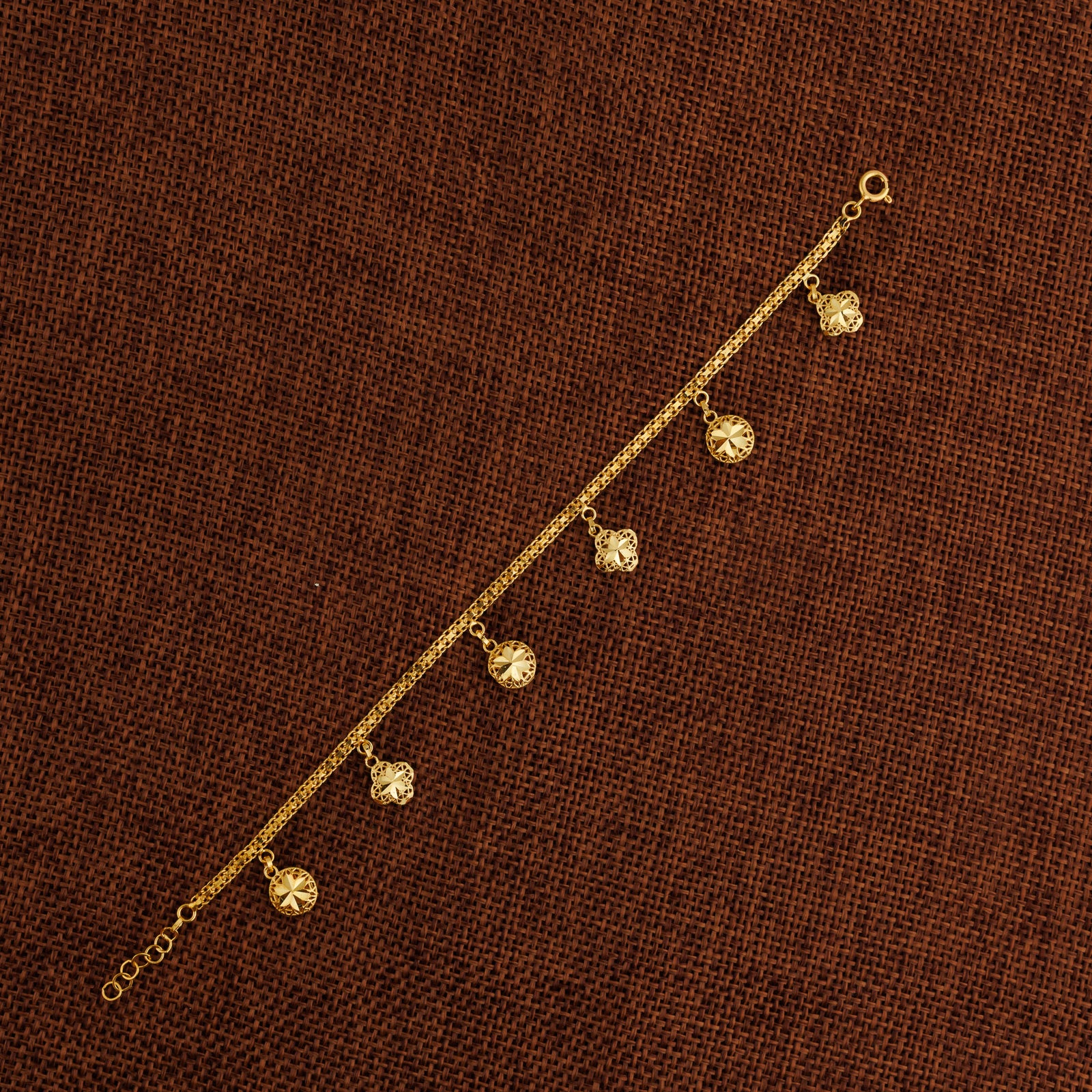 Sphere Bracelet (D5) - Silver 925 & Gold Plated