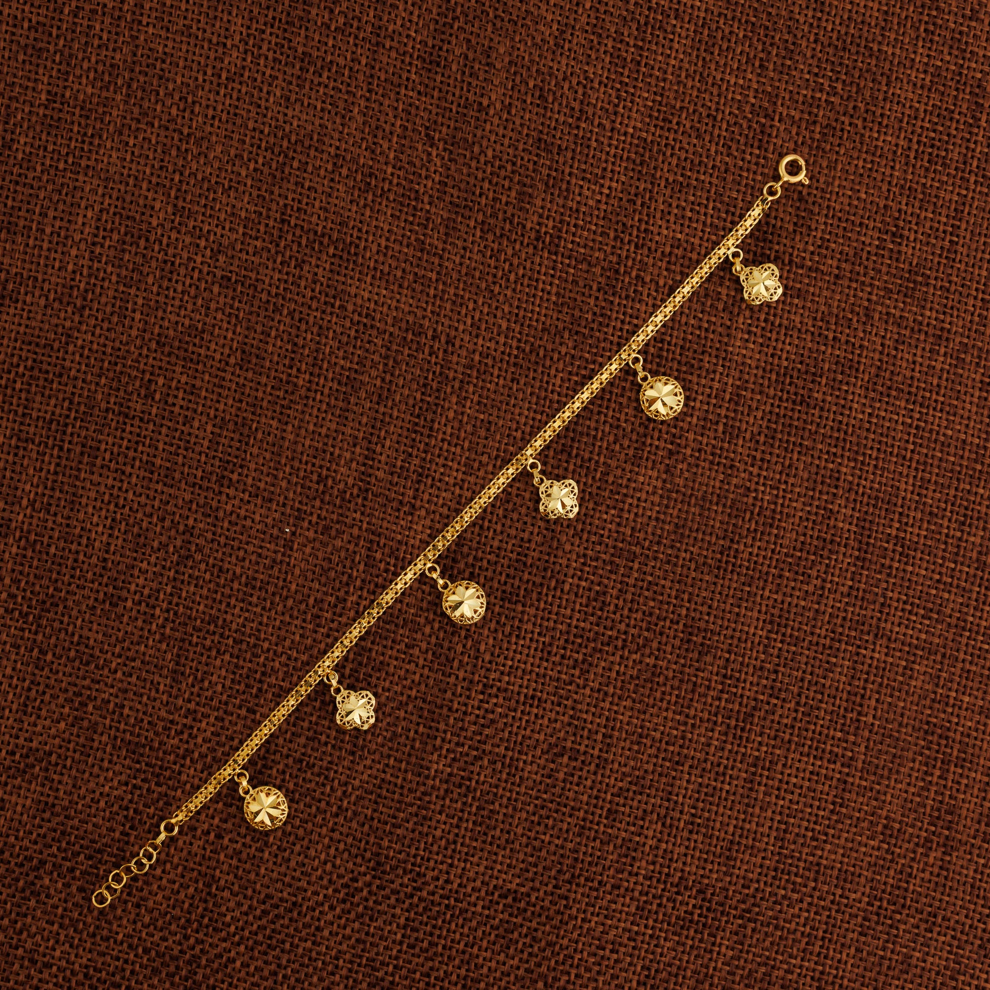 Sphere Bracelet (D5) - Silver 925 & Gold Plated