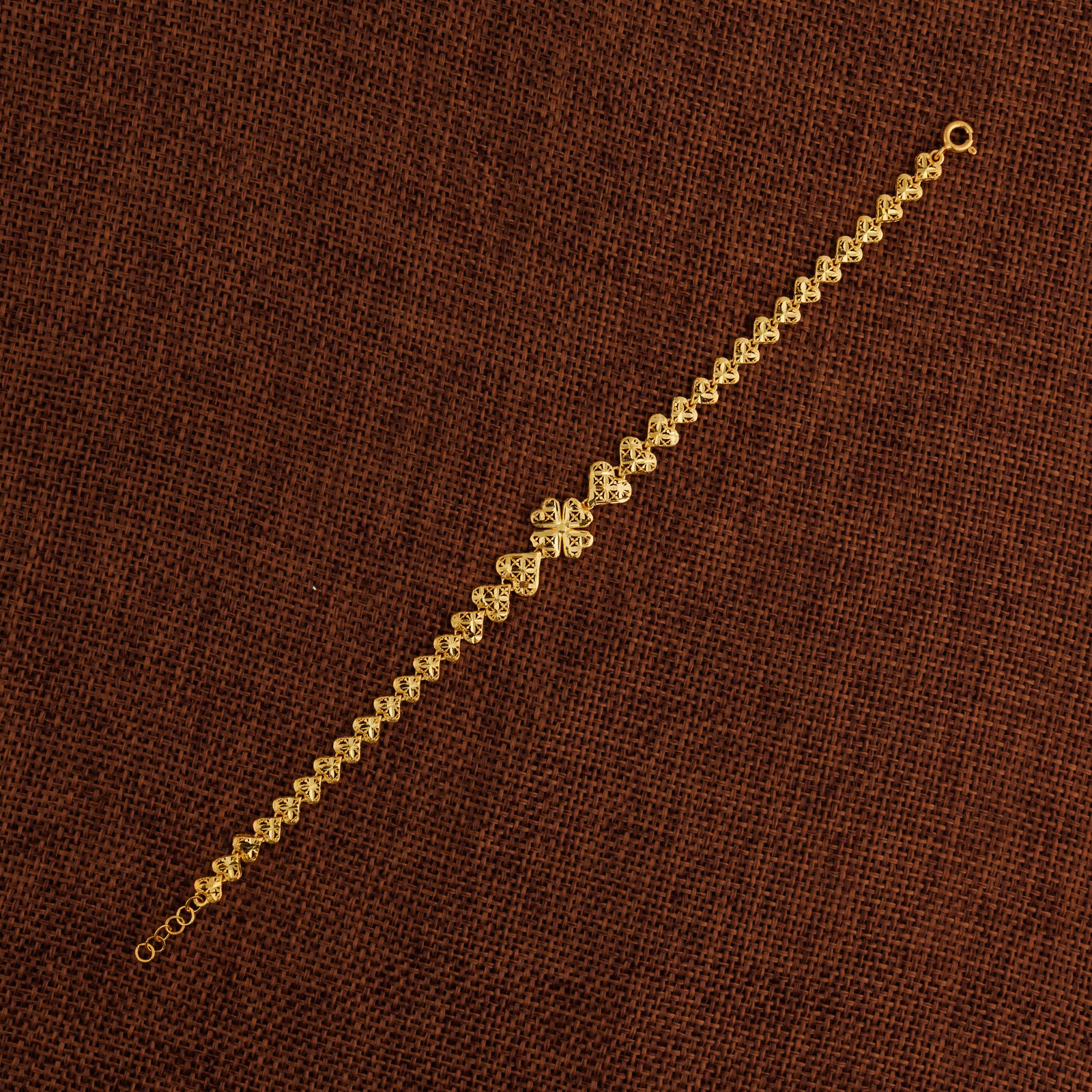 Casting Bracelet (D88) - Silver 925 & Gold Plated