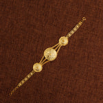 Traditional Stamp Bracelet (D3) - Silver 925 & Gold Plated